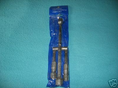 New A.T.E. 14" SAE 4-Way Foldable Lug Wrench